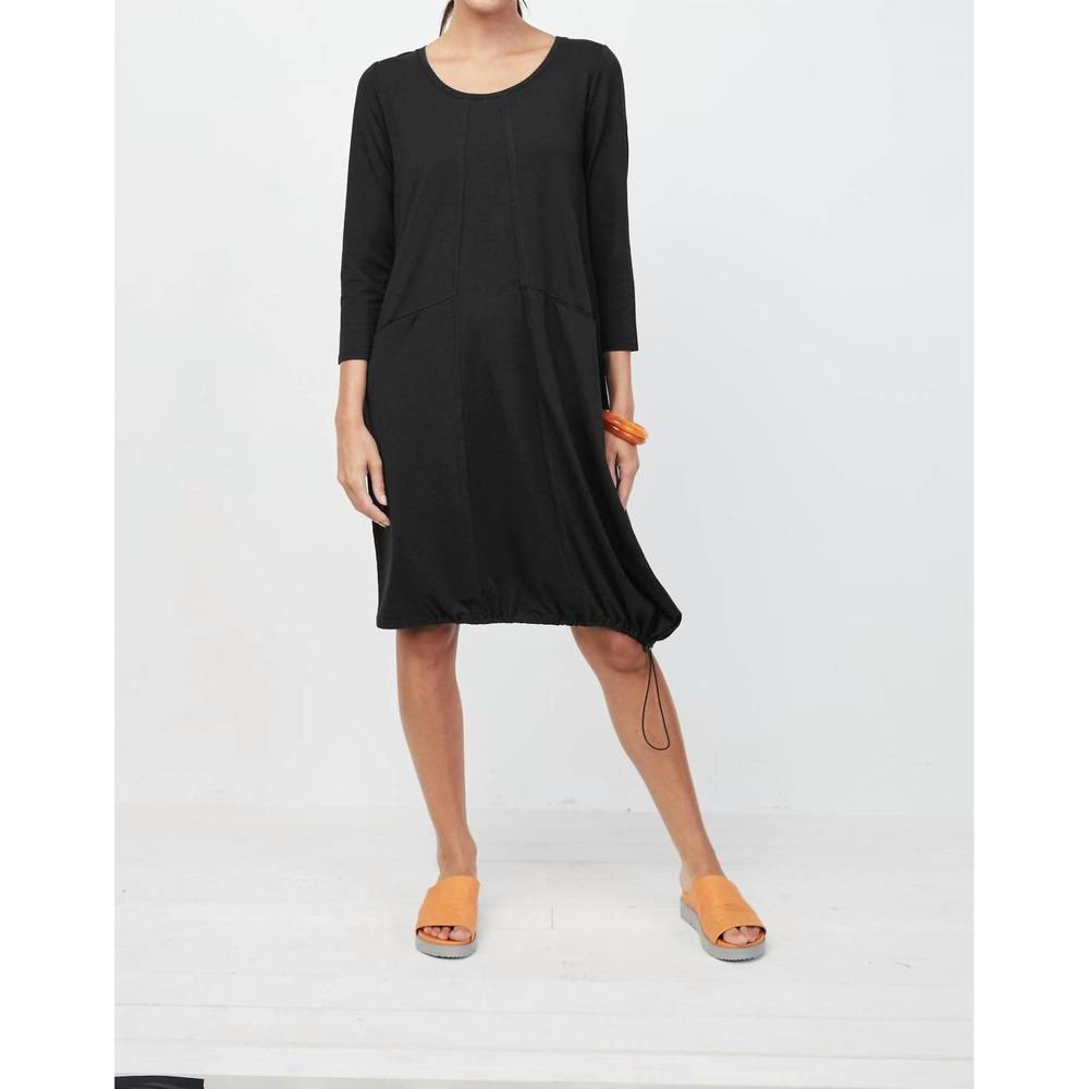 NEW LIV BY HABITAT essential layers drawstring dress in black